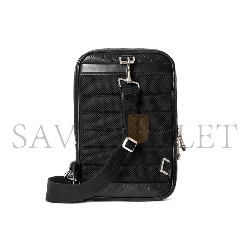 GUCCI GG EMBLEM SMALL CROSSBODY BAG 862915 (28*17*3cm)